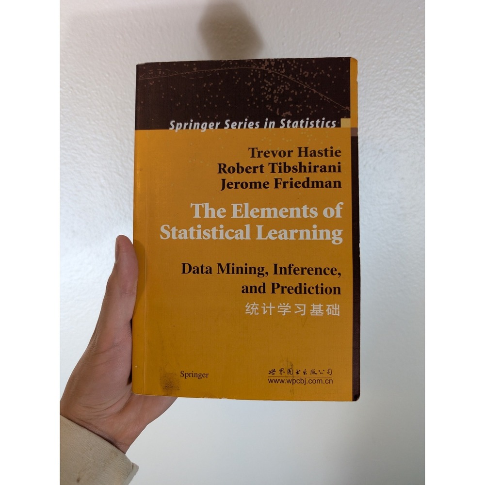 The Elements of Statistical Learning Hastie Tibshirani Friedman Springer Book